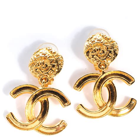 chanel design earrings|authentic chanel earrings.